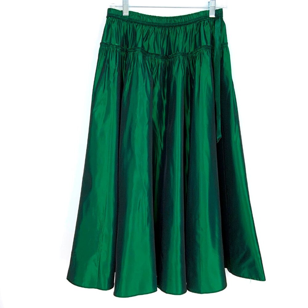 Elegant Green Women's Skirt - Picture 8 of 16